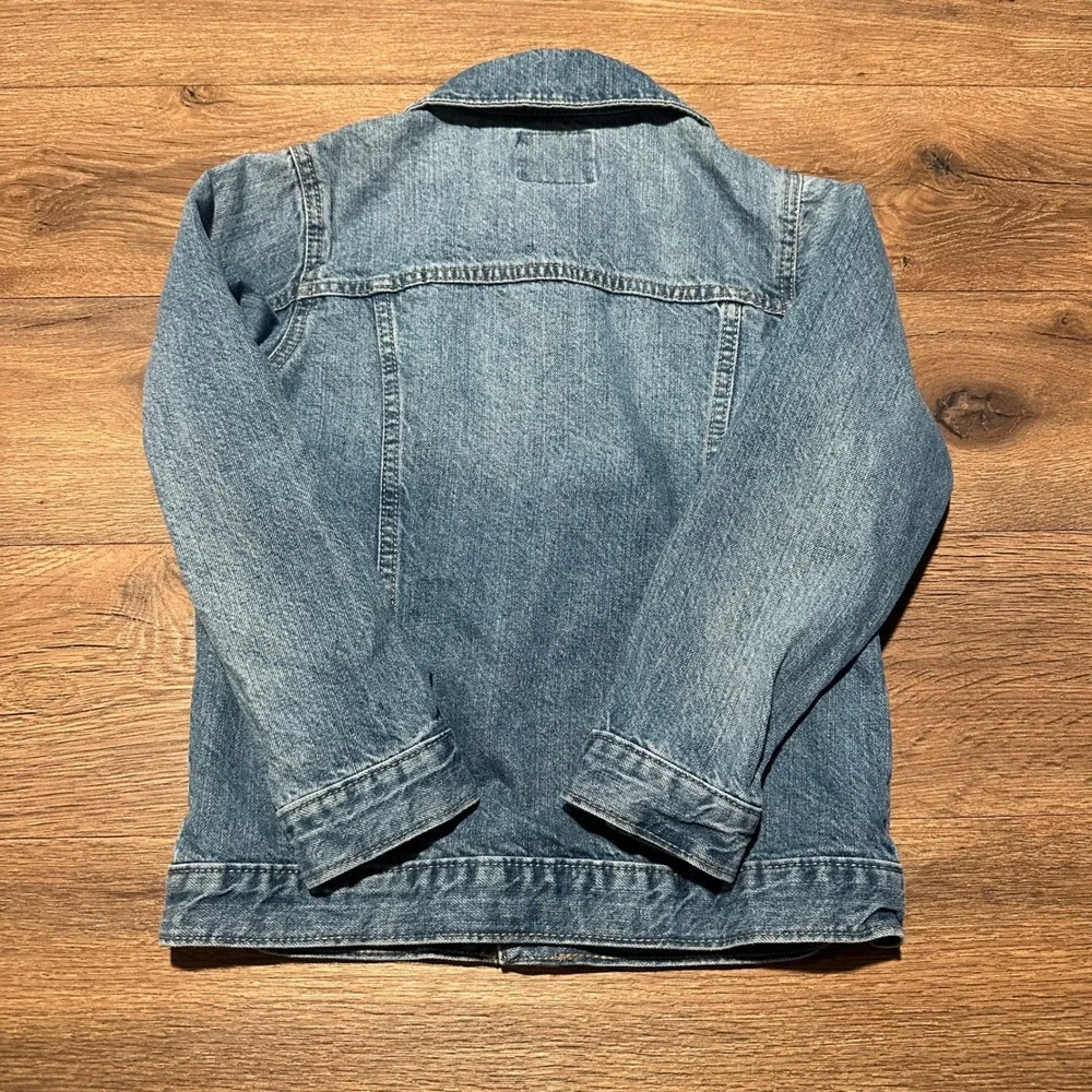 OshKosh B'gosh Blue Denim Trucker Jacket Kids Size 8